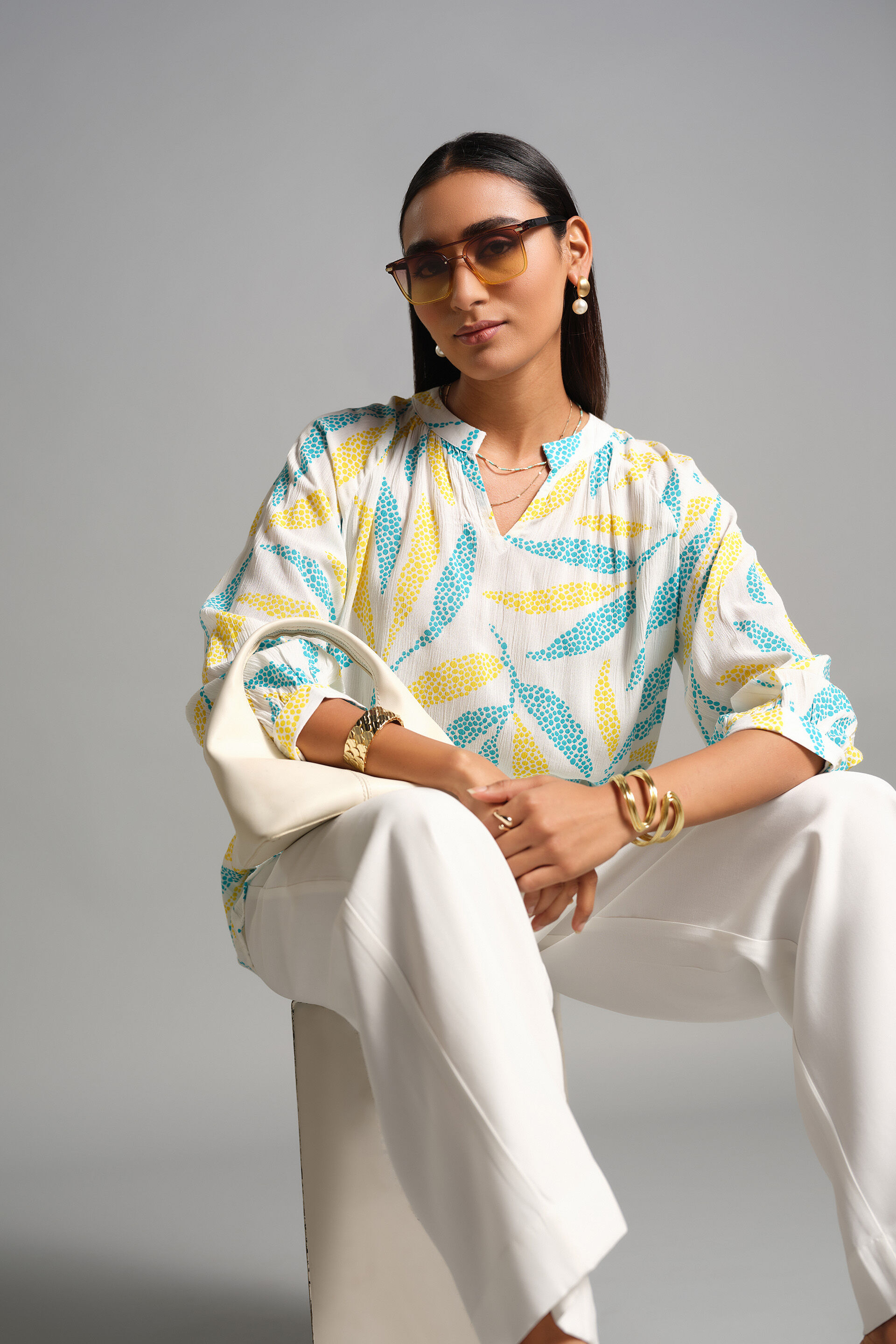 Oleana Top, Blue, image 4